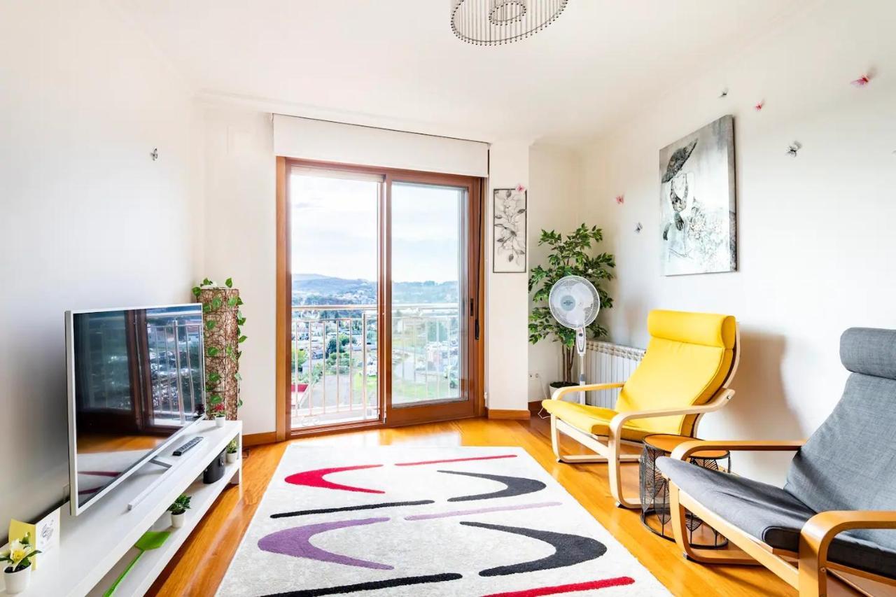 Apt Soleado Y Silencioso - Garaje- A 17 Min Andando Del Centro De Pontevedra Exteriör bild
